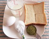抹茶フレンチトースト☆レンジで時短☆作り方1写真