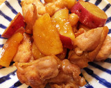 鶏肉とさつまいもの甘辛炒め作り方4写真