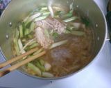 白滝 豆腐 ネギの 中華風 味噌煮込み!作り方4写真