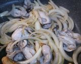 ♪牡蠣の豆乳みそパスタ♪作り方5写真