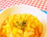 離乳食*中期〜♡かぼちゃナーラうどん作り方4写真