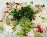 カリ梅の枝豆しそごはん♡作り方3写真