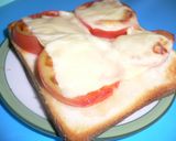 トマハニ食パンに乗せちゃいました★作り方2写真
