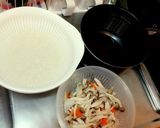 手抜きだけど美味♡豚汁の具で炊き込みご飯作り方4写真