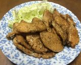 驚きの柔らかさ！鶏ムネ肉で山賊焼き作り方7写真