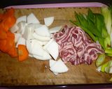 いのししの味噌汁作り方2写真