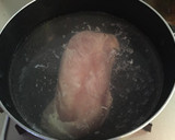 簡単！鶏胸肉とザーサイの和え物。作り方1写真
