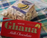 簡単バナナクランチチョコ♡友チョコに♪作り方1写真