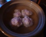 鶏団子と豆苗のお鍋♪作り方3写真