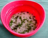 電子レンジでつくる七草粥作り方6写真