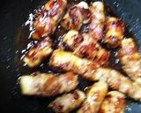 餅の肉巻き焼肉のタレからめ作り方3写真