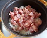 ストウブ１８でチキンライス作り方5写真