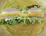 パンケーキmix でサラダロール作り方6写真
