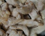 高野豆腐ととりむね肉のこってり炒め作り方5写真