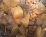 鶏肉と大根とこんにゃくの照り煮作り方12写真