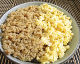 濃い目の味付け「そぼろ親子丼」作り方8写真