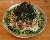 水菜と大根の冷しゃぶサラダ作り方6写真