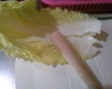 ハンペン白菜包み焼き作り方1写真