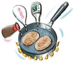 マービー 照り焼きハンバーグ・ナムル添え作り方6写真