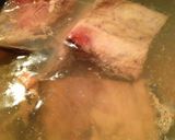 豆腐入りでヘルシーに＊ブリのあら大根作り方1写真