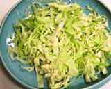 お餅とキャベツのお好み焼風～醤油味～作り方2写真