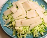 お餅とキャベツのお好み焼風～醤油味～作り方3写真