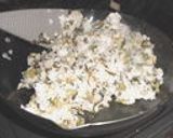 まかない飯。「野沢菜漬けチャーハン」作り方3写真