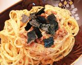 七味香るツナマヨと納豆のお手軽パスタ作り方2写真