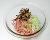 残ったお餅で☆餅入りワンタンスープ作り方2写真