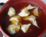 残ったお餅で☆餅入りワンタンスープ作り方6写真
