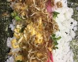 2015年節分・恵方巻き(じゃこ&漬物)作り方3写真