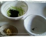 レモン風味、セロリとひじきのサラダ作り方1写真