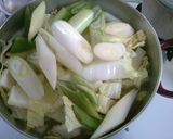 白菜 ネギ 卵の にんにく 味噌煮込み♪作り方4写真
