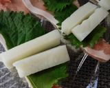大絶賛！麻婆豆腐の素でお餅の豚肉巻き♪作り方2写真