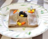 黒豆煮汁で☆ハム＆チーズのガレット✿作り方9写真