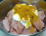 かんたん！タンドリーチキンと無水カレー作り方2写真