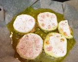 辛子醤油をつけてね♡れんこんの挟み揚げ♡作り方4写真