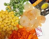 炊飯器で炊き込み海老ピラフ♡サフラン味で作り方1写真