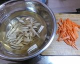 柚子の香りきんぴら作り方1写真
