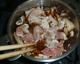 きのこと豚肉のすき焼き風作り方3写真
