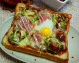 朝食ピザトーストに簡単ピザソース★作り方2写真