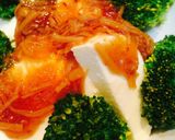モッツァレラチーズと豆腐のなめたけソース作り方4写真