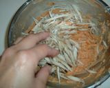 ピリ辛ごぼう入りつくねうどん作り方2写真