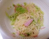 スパゲッティサラダ ♥.｡.:*♡作り方1写真
