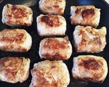 簡単！肉巻きおにぎり。焼肉のタレで。作り方5写真