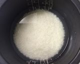 粉寒天入り.押し麦ご飯作り方1写真