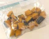 弁当×離乳食♡レンジでかぼちゃグラタン♡作り方1写真