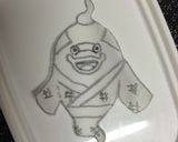 妖怪ウォッチ☆ ウィスベエ ☆キャラ弁作り方1写真
