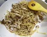 ごぼうときのこの牛しぐれ煮風♪作り方3写真
