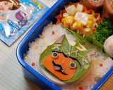 【妖怪ウオッチ】メロンニャン*キャラ弁*作り方3写真